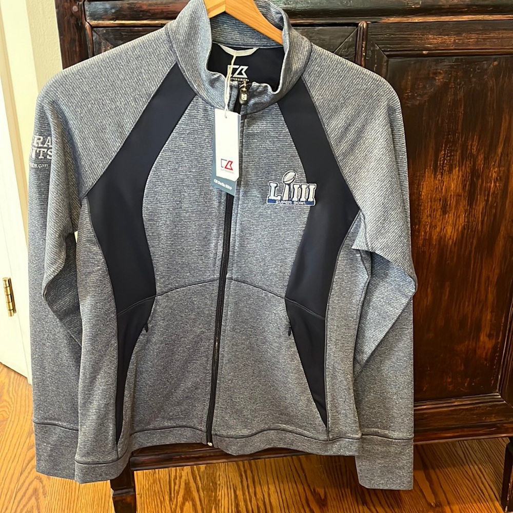 Brand new with tags Cutter and Buck womens super bowl sweater!